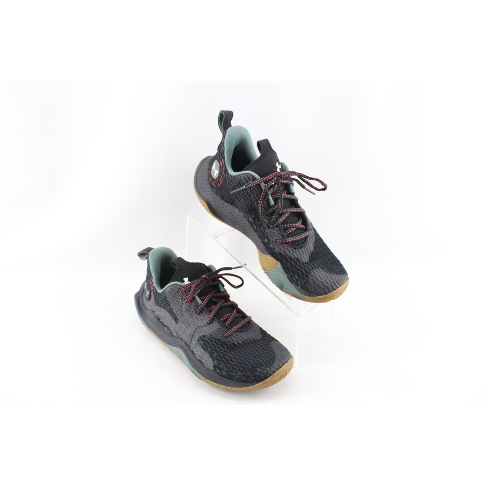 Under Armour Spawn 3 'DVNLLN'  Black Basketball Shoes Unisex‎ Men's 7.5 Wmn's 9